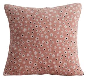 Dvostrana jastučnica DUO SENSE DAISELLE 45x45 cm mikropliš/flanel, ružičasta