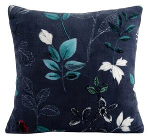 Obostrana jastučnica DUO SENSE NOCTIFLORA 45x45 cm mikropliš/flanel, tamno plava