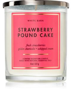 Bath & Body Works Strawberry Pound Cake mirisna svijeća 227 g