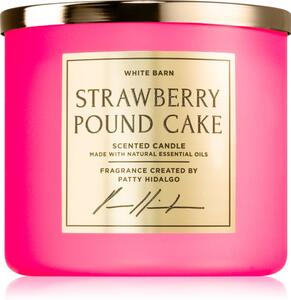 Bath & Body Works Strawberry Pound Cake mirisna svijeća 411 g
