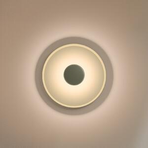 Vibia Top LED zidna svjetiljka Ø 40 cm zelena L1, prigušiva, Zelena, Dnevni boravak/blagovaonica, Metal