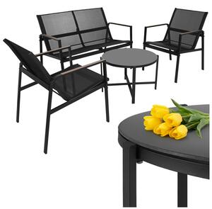 Vrtni namještaj - balkonski set stol + kauč + 2 fotelje