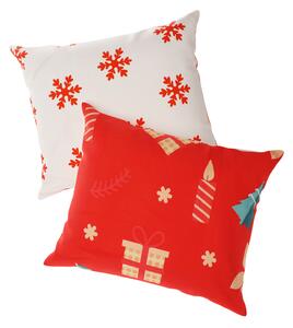Set 2 jastučnica BOŽIĆNA SVIJEĆA I JELKA 40x50 cm