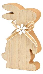Uskršnji drveni zec BOW BUNNY 12 cm