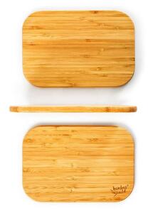 Klarstein Trodijelni set daski za rezanje od bambusa