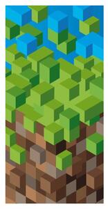 Ručnik za plažu za Minecraft entuzijasti Širina: 70 cm | Duljina: 140 cm