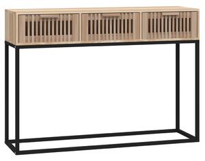 VidaXL Konzolni stol 105 x 30 x 75 cm od konstruiranog drva i željeza