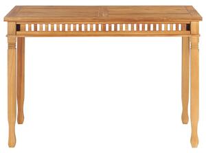 VidaXL Vrtni blagovaonski stol 120 x 65 x 80 cm od masivne tikovine
