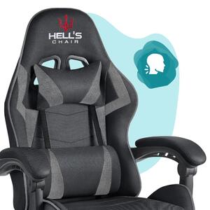 Dječja stolica za igranje HC - 1007 crna sa sivim detaljem
