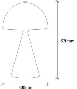 Stolna lampa DODO 5052, bijela, metal, 30 x 30 cm, visina 52 cm, duljina kabla 200 cm, E27 40 W