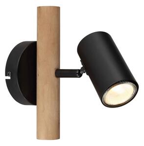 Globo 57913-1 - Zidna reflektorska svjetiljka HERTI 1xGU10/5W/230V drvo/metal