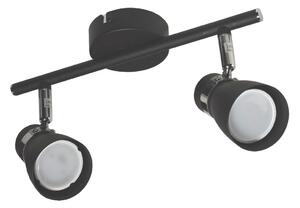 Reflektorska svjetiljka DEZ 2xGU10/30W/230V crna