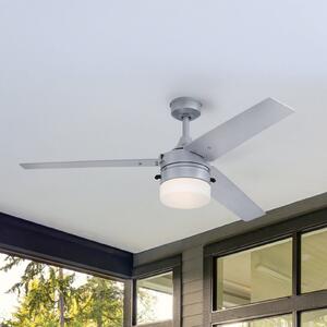 Westinghouse ventilator, svjetlo 7316540, srebrno/crno, Metalik, Dnevni boravak/blagovaonica, Plastika