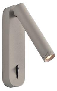 Viokef Abriel LED zidna svjetiljka, bež, projekcija 16 cm, metalna, Bež, Dnevni boravak/blagovaonica, Metal, Svjetlo za čitanje