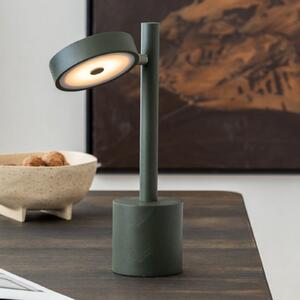 Good & Mojo GOOD MOJO LED stolna lampa Okinawa, zelena, 35 cm, drvo, prigušiva, Zelena, Dnevni boravak/blagovaonica, Drvo
