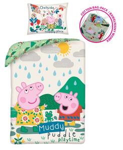 Pamučna posteljina Peppa Pig 140x200cm