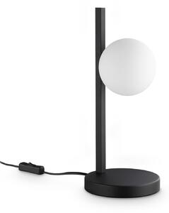 IDEAL LUX Ideal Lux Binomio stolna lampa, crna, visina 38 cm, metal, Crno, Dnevni boravak/blagovaonica, Metal