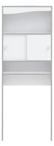 Bijeli ormarić iznad perilice/toaleta 64x177 cm Surf – TemaHome