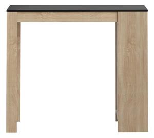 Barski stol s crnom pločom stola 50x115 cm Aravis – TemaHome