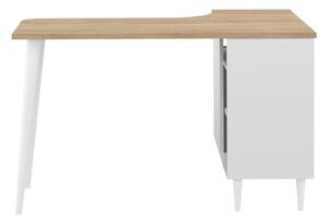 Radni stol s pločom stola u dekoru hrasta 76x120 cm Nook – TemaHome