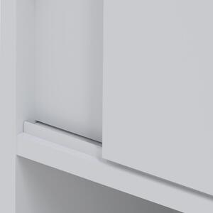 Bijeli ormarić iznad perilice/toaleta 64x177 cm Wave – TemaHome