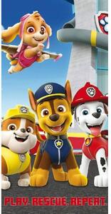 Dječji ručnik Paw Patrol, Play. Rescue. Repeat. - 70 x 140 cm
