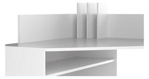 Radni stol s bijelom pločom stola 94x94 cm Wall – TemaHome