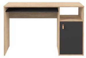 Radni stol s pločom stola u dekoru hrasta 50x115 cm Oxford – TemaHome