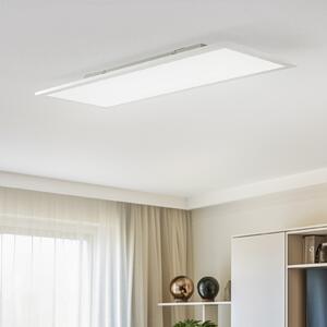 Lindby LED panel Livel, CCT, 80 cm x 30 cm, daljinski upravljač, prigušiva, Metalik, Kuhinja, Aluminij