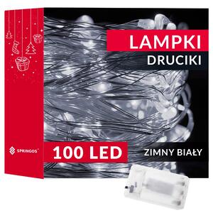 LED lampice na baterije, 100 LED dioda