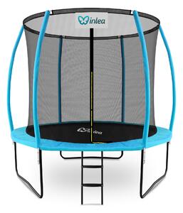 INLEA ULTIMATE Jump Trampolin 250cm s unutarnjom zaštitnom mrežom – svijetlo plava
