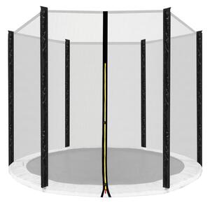 INLEA Zaštitna mreža za trampolin PREMIUM Jump, ukupni promjer 180cm, za 6 stupova – crna