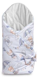 Dvostrani poplun za bebe 75x75cm padobranci