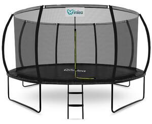 INLEA ULTIMATE Jump Trampolin 430cm s unutarnjom zaštitnom mrežom – crna