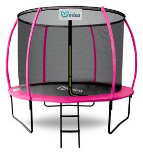 INLEA ULTIMATE Jump Trampolin 250cm s unutarnjom zaštitnom mrežom – ružičasta