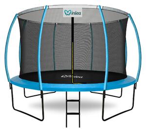 INLEA ULTIMATE Jump Trampolin 366cm s unutarnjom zaštitnom mrežom – svijetlo plava