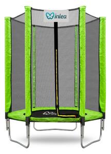 INLEA PREMIUM Jump Trampolin 150cm s vanjskom zaštitnom mrežom – svijetlo zelena