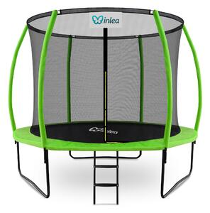 INLEA ULTIMATE Jump Trampolin 305cm s unutarnjom zaštitnom mrežom – svijetlo zelena
