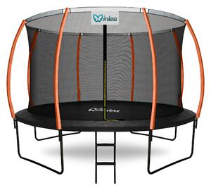 INLEA ULTIMATE Jump trampolin 366cm s unutarnjom zaštitnom mrežom - crna/narančasta