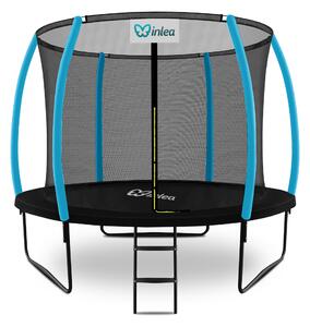 INLEA ULTIMATE Jump trampolin s unutarnjom zaštitnom mrežom 305cm - crna/svijetloplava
