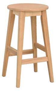Barska stolica od hrastovine u prirodnoj boji 65 cm Austin - Rowico
