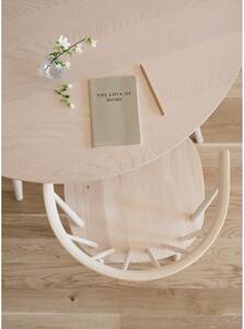 Okrugli blagovaonski stol s pločom u dekoru hrasta 115x115 cm Yumi - Rowico