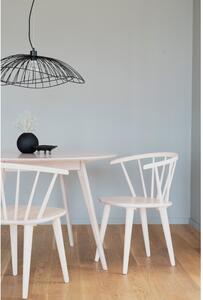 Okrugli blagovaonski stol s pločom u dekoru hrasta 115x115 cm Yumi - Rowico