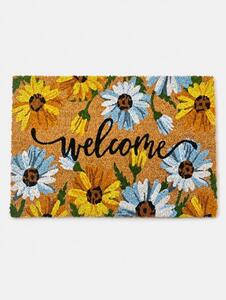 Sinsay - Otirač s cvijećem i natpisom Welcome