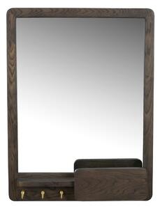 Ogledalo s drvenim okvirom 45x10 cm Inverness - Rowico