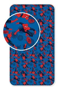 Dječja pamučna plahta Jerry Fabrics Spiderman, 90 x 200 cm
