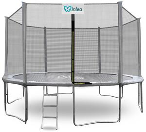 INLEA PREMIUM Jump Trampolin 430cm s vanjskom zaštitnom mrežom - siva