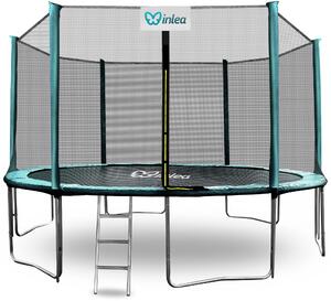 INLEA PREMIUM Jump Trampolin 430cm s vanjskom zaštitnom mrežom - tamnozelena