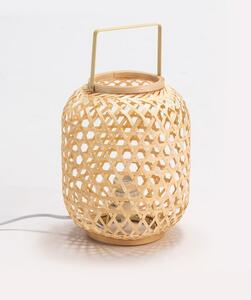 Stolna lampa od bambusa Tierra Bella Clio, visina 25 cm