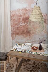 Bež podmetač za stol s mješavinom lana Tierra Bella Amazonia, 45 x 140 cm